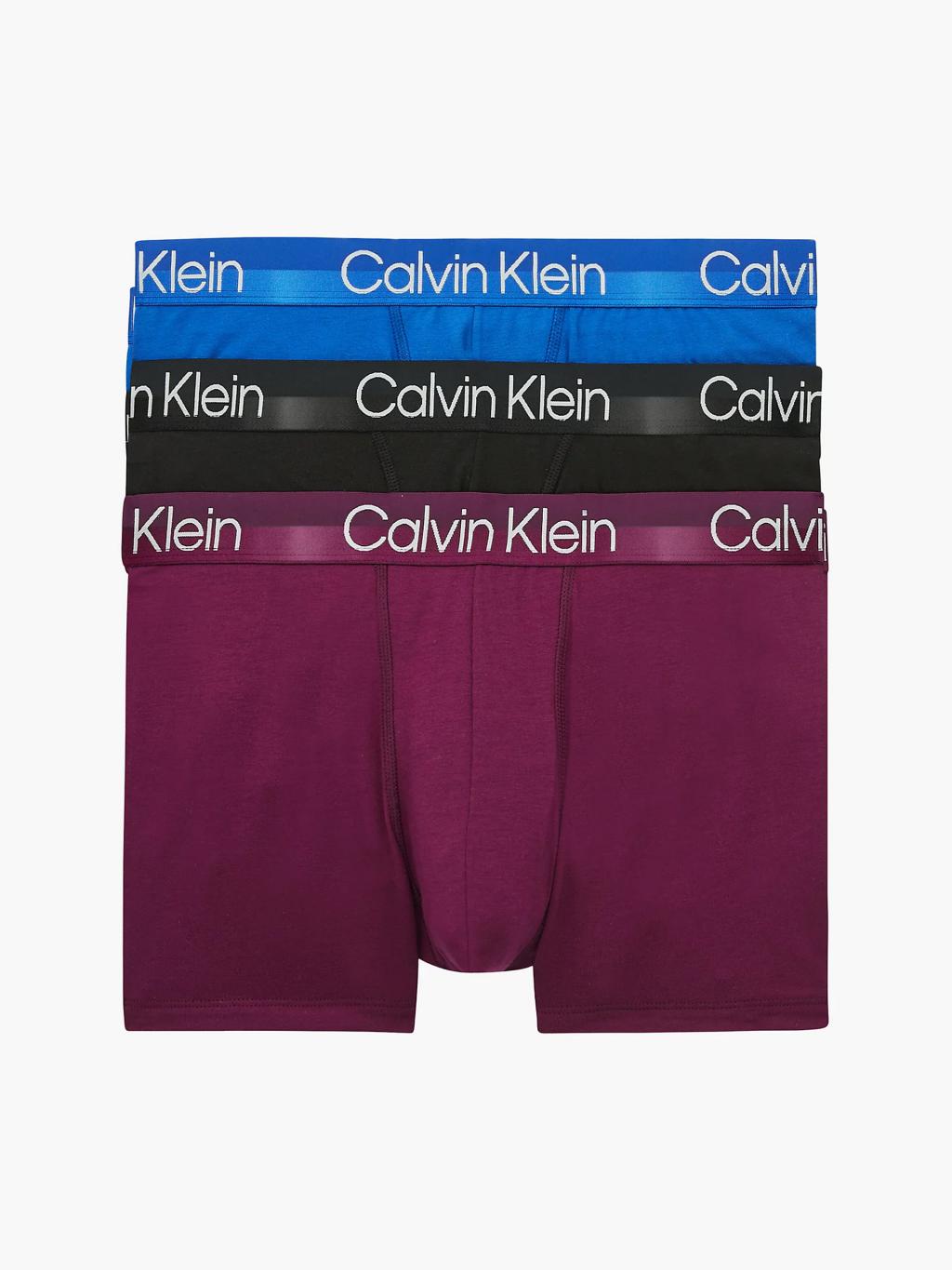 NB2970/1RO - pánské boxerky Calvin Klein 3 pack